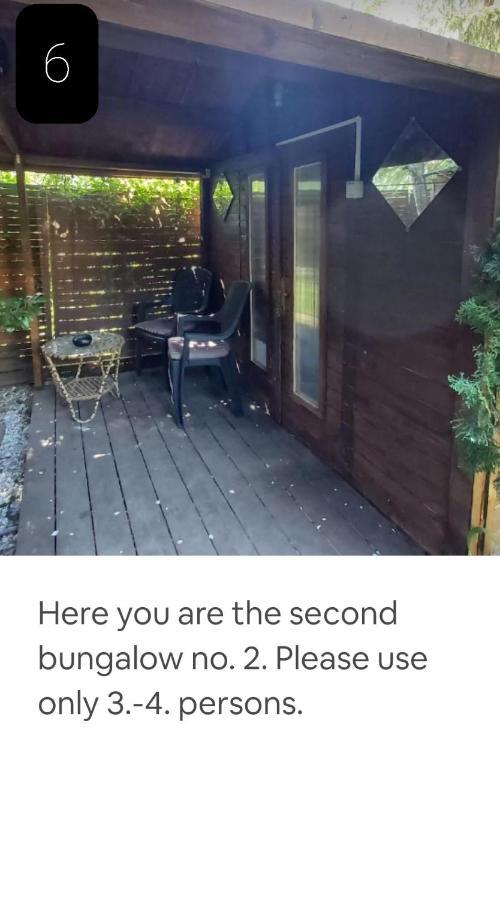 Relax Bungalow Terrace, Glamping Fahaz Siófok Exteriör bild